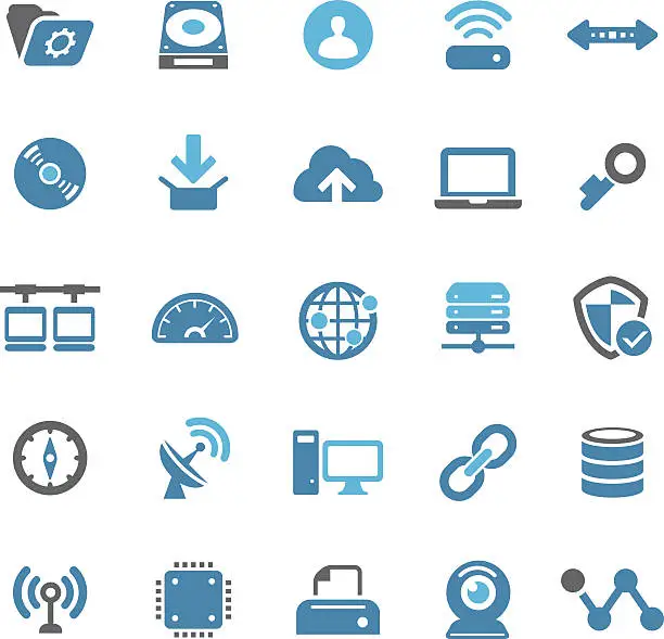 Vector illustration of Internet Icons - Qual Series