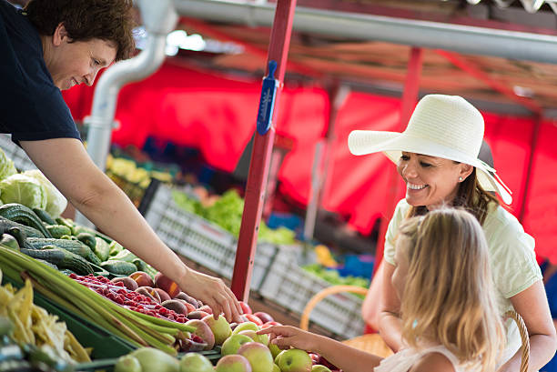 istock Shopping in vegetable market 497832198