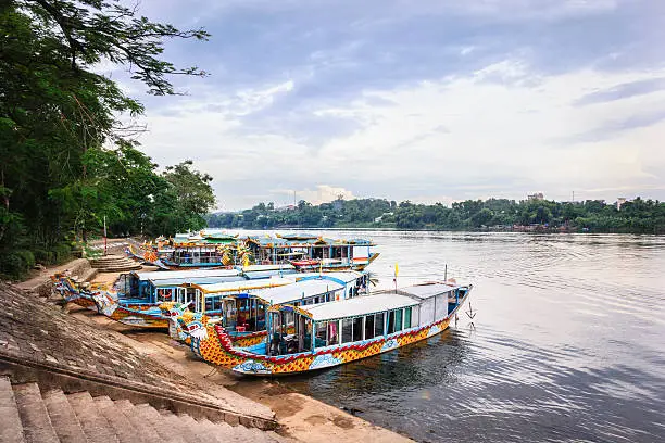 Photo of Water dragons of Huong River, Hue, Vietnam