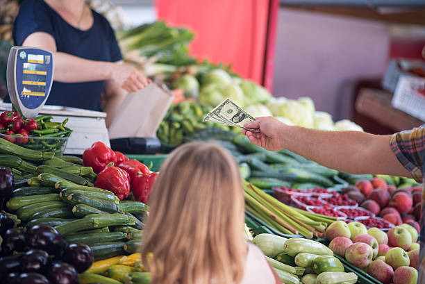 istock Shopping in vegetable market 497832664