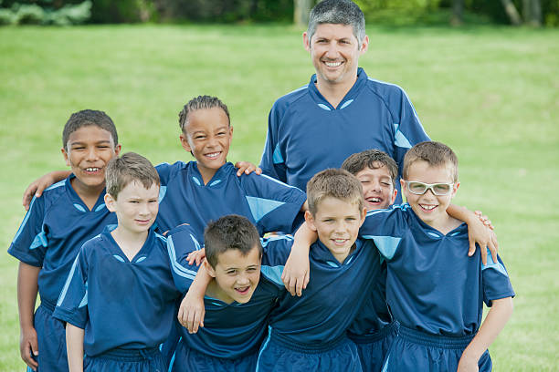 istock Soccer Team Standing Together Outside 497833518