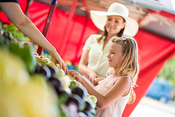 istock Shopping in vegetable market 497834332