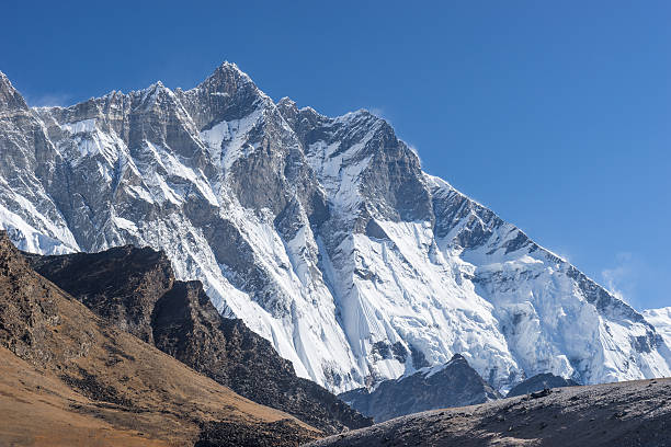 istock Lhotse mountain peak, Everest region 497834564