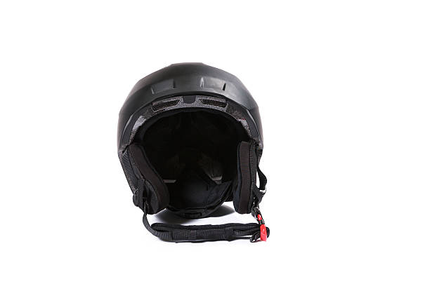 istock Black ski and snowboard helmet 497834758