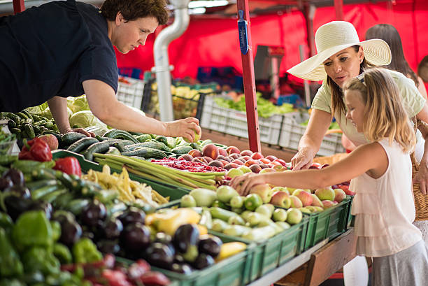 istock Shopping in vegetable market 497834774