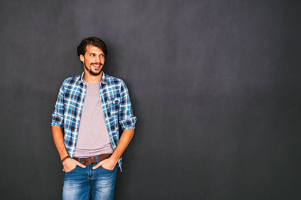 istock Young man in front of blackboard 497835434