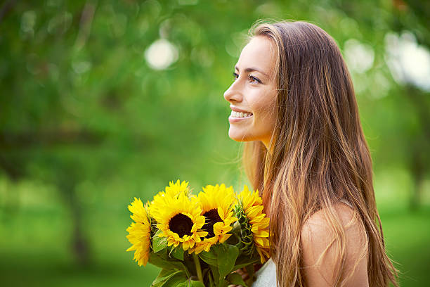 istock Be like a sunflower, turn your face to the sun 497835488