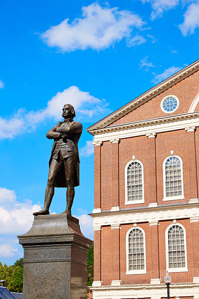 istock Boston Samuel Adams monument Faneuil Hall 497835766