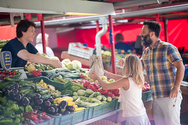istock Shopping in vegetable market 497835938