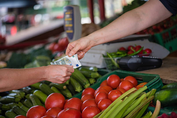 istock Shopping in vegetable market 497836892