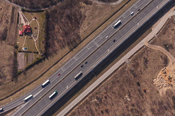 istock aerial view of highway 497837928