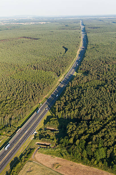 istock aerial view of  highway 497838020