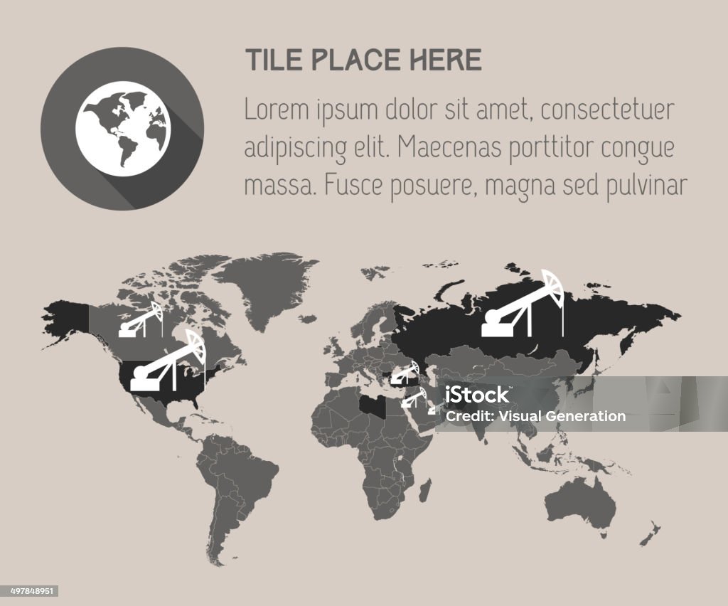 Map of the World Infographic Element Map. Opportunity to Highlight Any Country. Vector. Adult stock vector