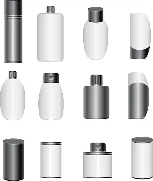 Vector illustration of Plastic bottle
