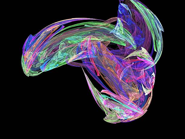 istock Digital Fractal on Black 497851535