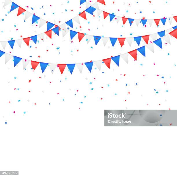 Fundo De Dia Da Independência - Arte vetorial de stock e mais imagens de 4 de Julho - 4 de Julho, Aniversário, Aniversário especial