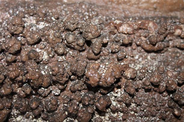 istock Rock formation of iron nodules 497851703
