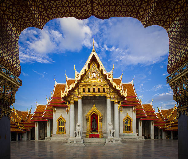 istock Wat Benchamabopitr Dusitvanaram,The Marble Temple 497852377