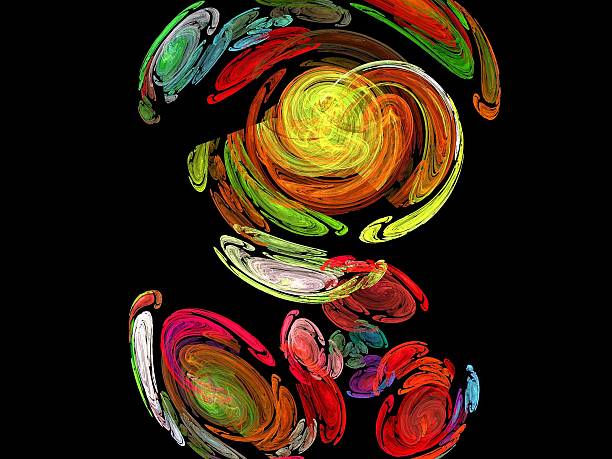 istock Digital Fractal on Black 497852757