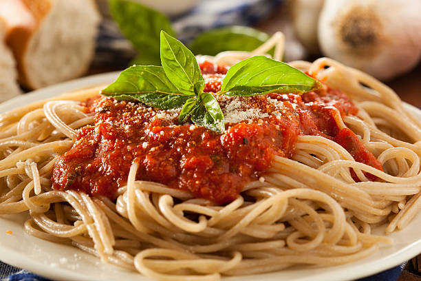istock Homemade Spaghetti with Marinara Sauce 497854129