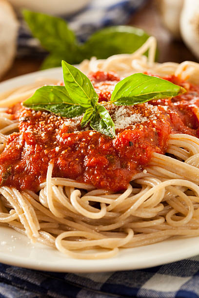 istock Homemade Spaghetti with Marinara Sauce 497854131