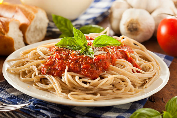 istock Homemade Spaghetti with Marinara Sauce 497854133