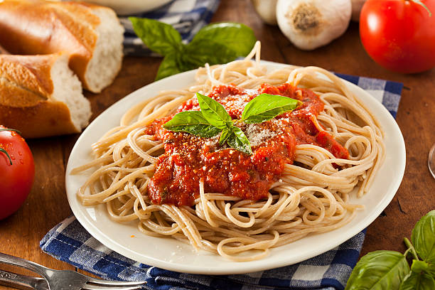istock Homemade Spaghetti with Marinara Sauce 497854135