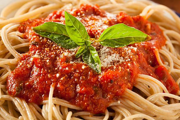 istock Homemade Spaghetti with Marinara Sauce 497854141
