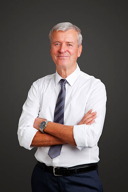 istock Senior businessman portrait 497858846