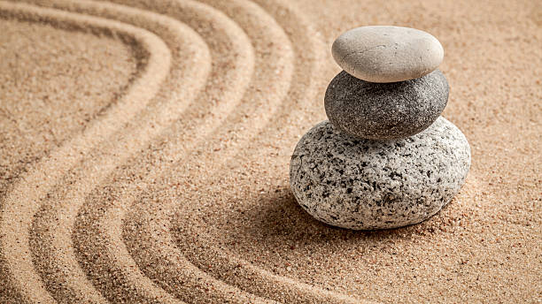 istock Japanese Zen stone garden 497860050