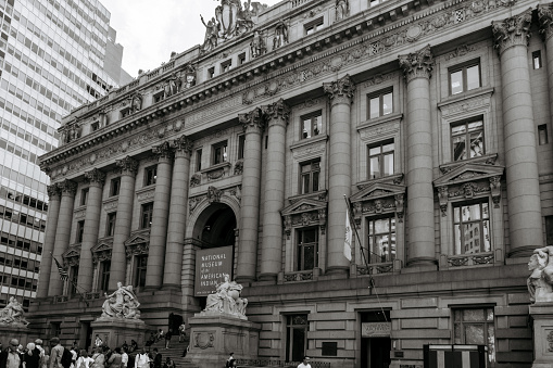 New York, USA - September 21, 2015: National Museum of the American Indian of New York City.