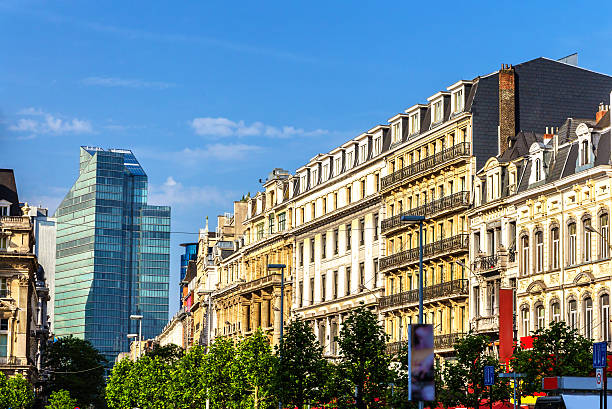 istock Buildings on Brouckere square in Brussels, Belgium 497861348