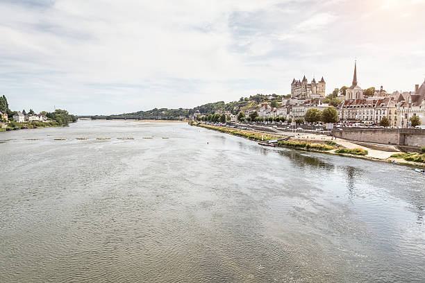 istock Panoramic view of Saumur - Loire Valley (France) 497861630