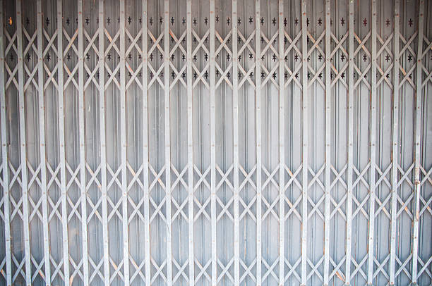 istock Old steel door for Background. 497861698