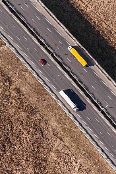 istock aerial view of highway 497862222