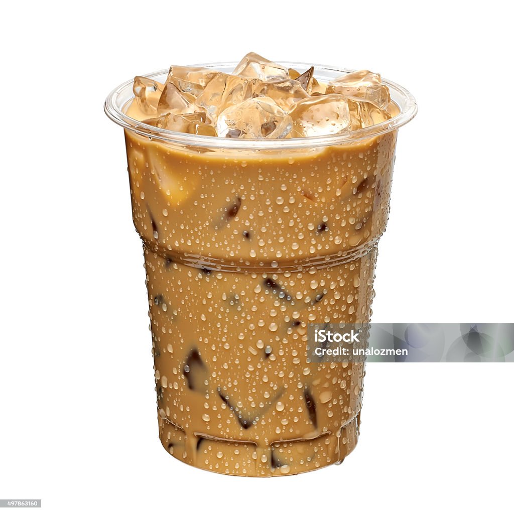 Iced Coffee In Takeaway Cup Stock Photo - Download Image Now