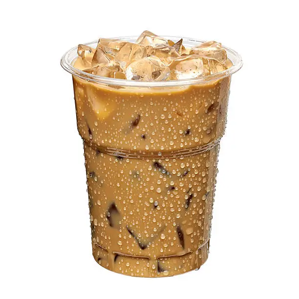 Photo of Iced coffee in takeaway cup