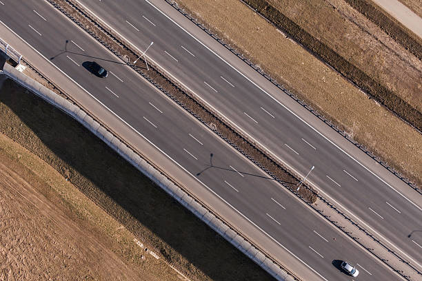 istock aerial view of highway 497863170