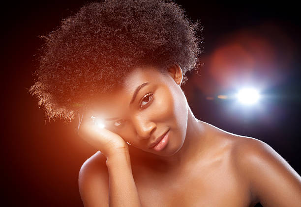 istock Black beauty enjoying a party lifestyle 497864068