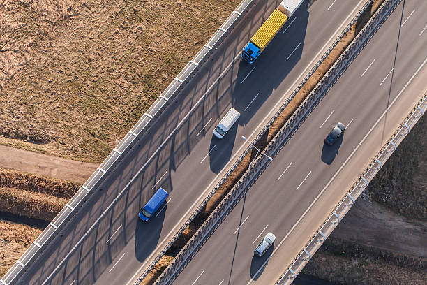 istock aerial view of highway 497864258
