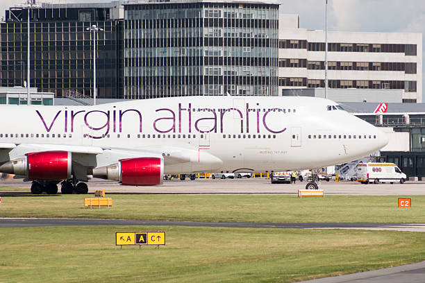 Virgin Atlantic Boeing 747 stock photo