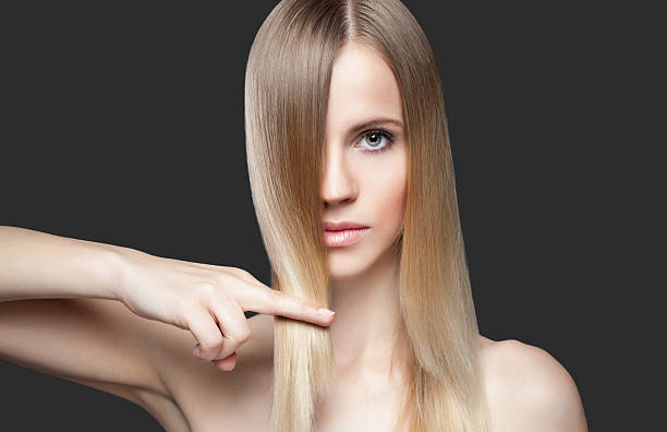 istock Beautiful lady with straight hair 497866258