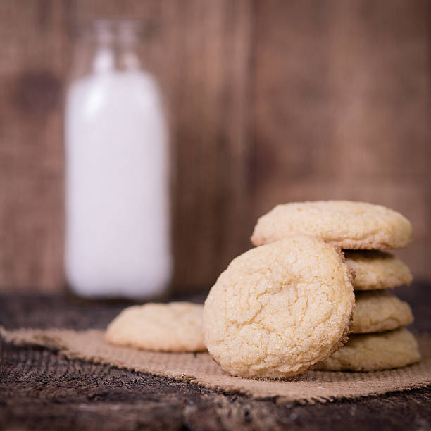 istock Sugar cookies and milk 497866452