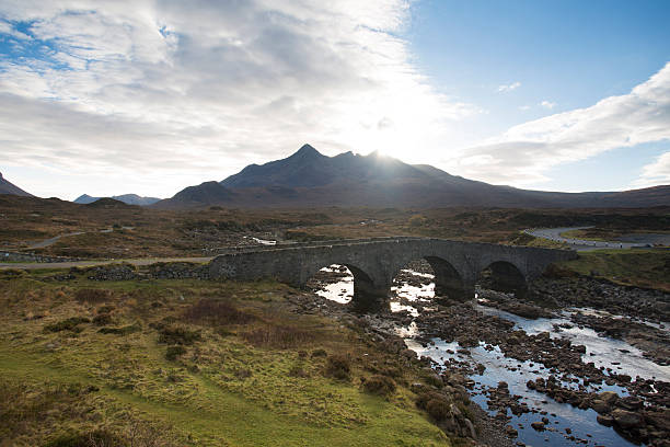 istock old bridge in landscape and mountains 497867196