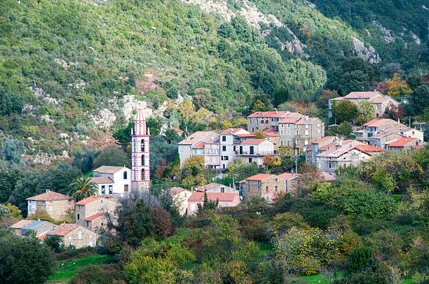 istock Corsican village of Peri 497870342