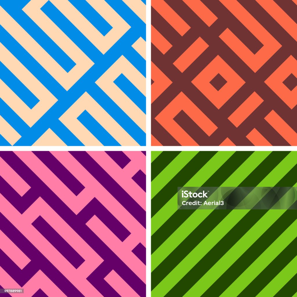 Geometric seamless vector patterns Abstract stock vector