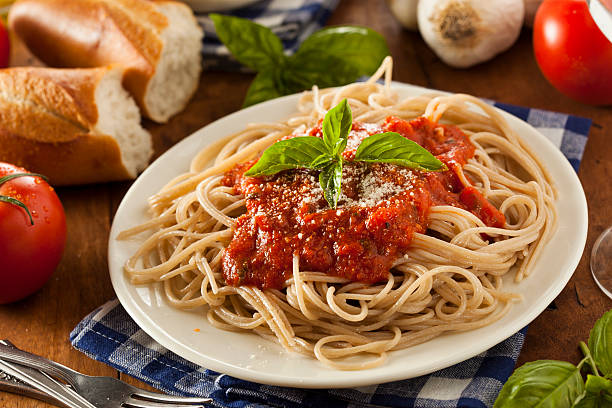 istock Homemade Spaghetti with Marinara Sauce 497891769