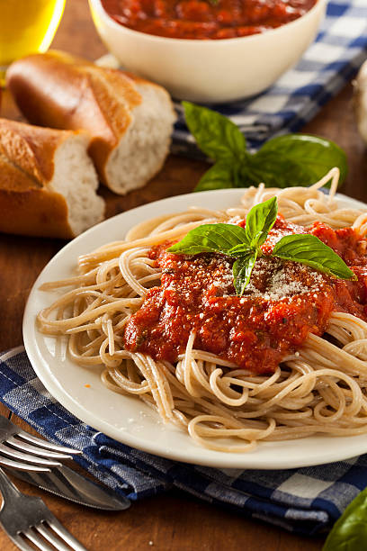 istock Homemade Spaghetti with Marinara Sauce 497891771