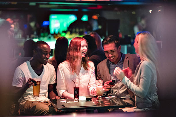 istock Friends gathering in the club 497893133