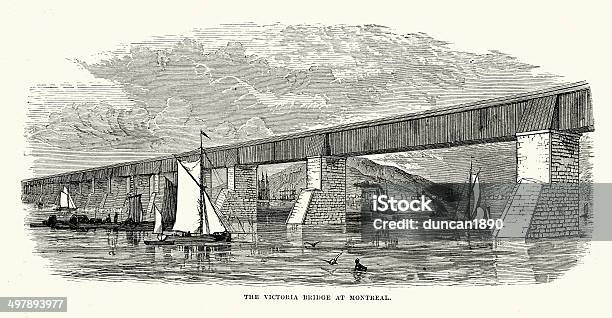 Victoria Bridge Stock Vektor Art und mehr Bilder von 19. Jahrhundert - 19. Jahrhundert, Alt, Altertümlich